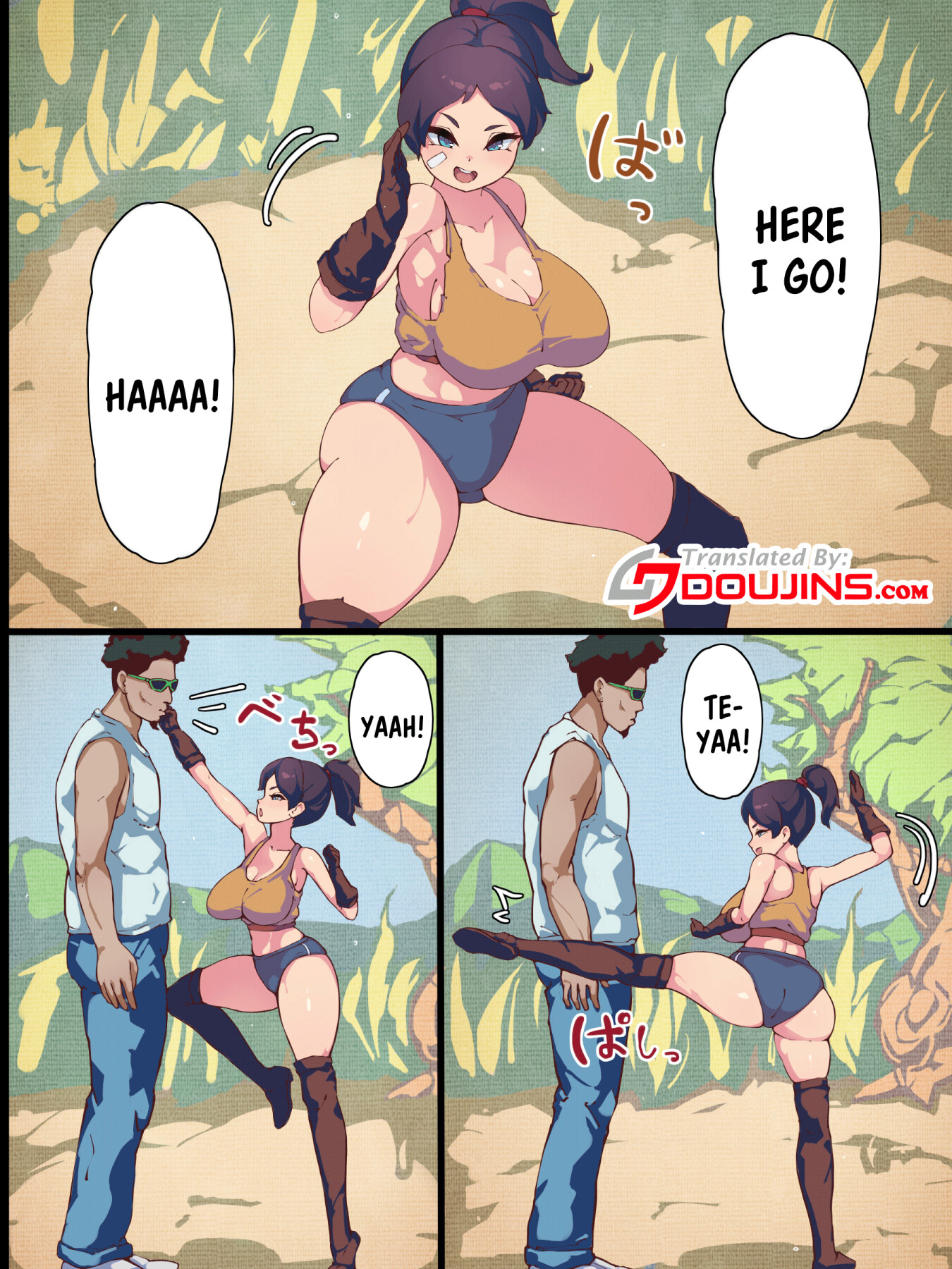 Hentai Manga Comic-The Strong-Bodied Female Martial Artist Is Betrayed and Impregnated By The Villagers-Read-2